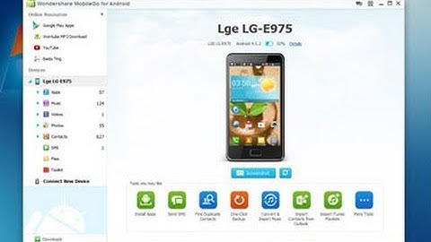 MobileGo PC Software for Android Devices from WonderShare