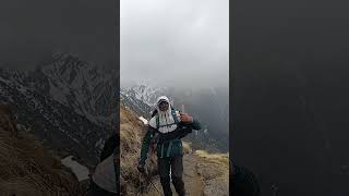 Day 3 sarpass trek #mountains #trekking #travel #snow #bike #climbing #peaks