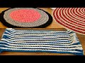 3 Diy Doormat/ Diy Rope Doormat/ Doormat with Old Clothes/ سجاده يدوي من الحبال