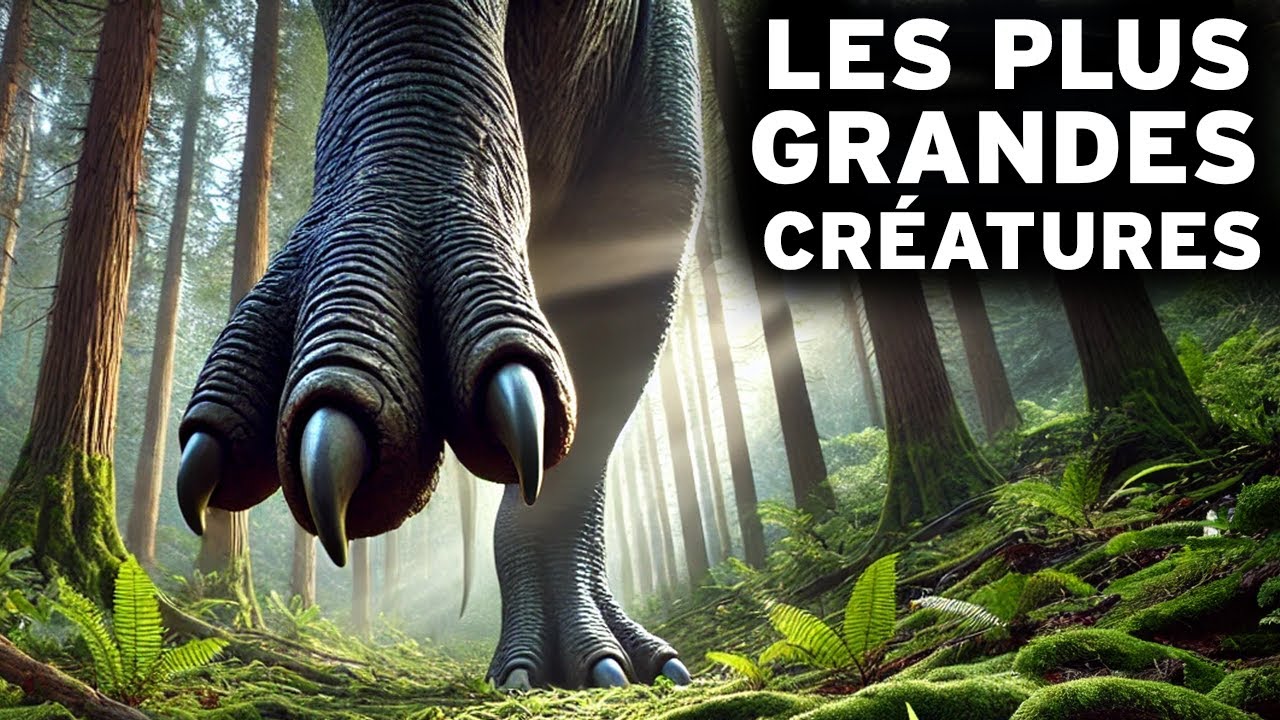 Les TITANS de la PRÉHISTOIRE et d’AUJOURD’HUI : Les PLUS GRANDS ANIMAUX de l’HISTOIRE de la TERRE