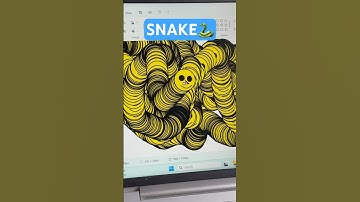 Draw Snake in  MS PAINT😱#mspaint #mspaintdrawing #viralshort  #shorts #trending #shortsfeed