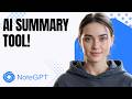 Summarize Articles Fast with NoteGPT (Easy Step by Step Tutorial 2026)