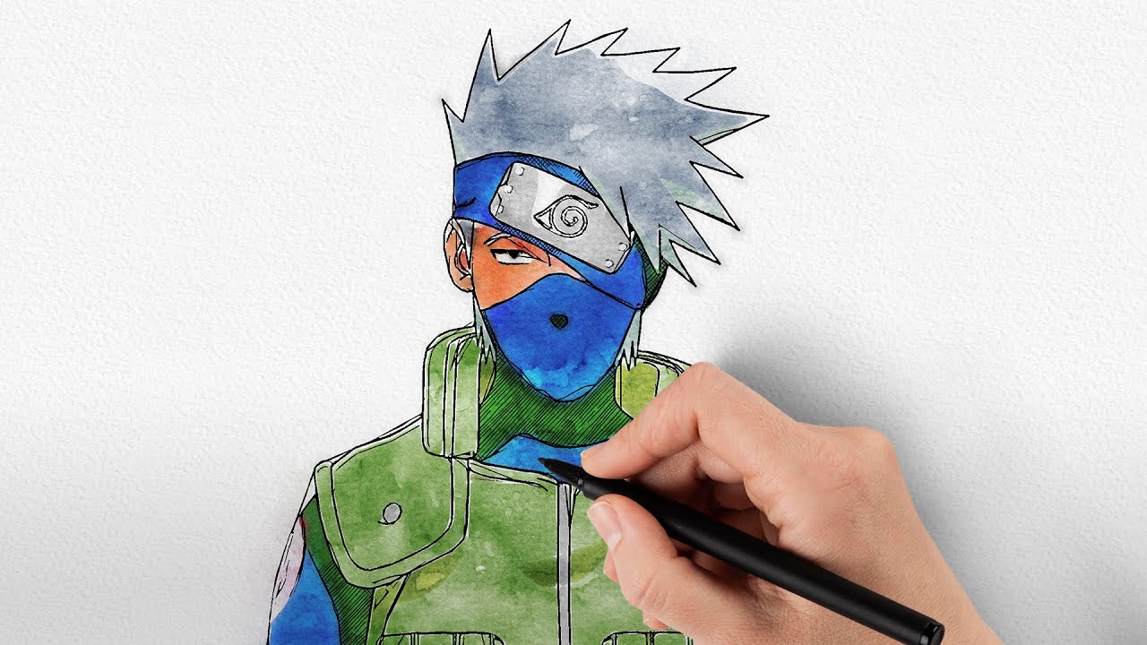 Kakashi Hatake in 6 Drawing Styles