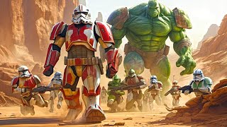 CAN STAR WARS HELP AVENGERS TO SAVE THE WORLD FROM 6000000 TROLLS - Ultimate Epic Battle Simulator 2