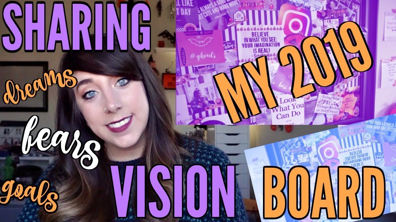 MY 2019 HALLOWEEN HAPPY VISION BOARD!!!