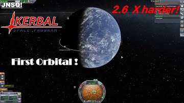 JNSQ-KSP First Orbit and Science hopping! Career playthrough Ep 3