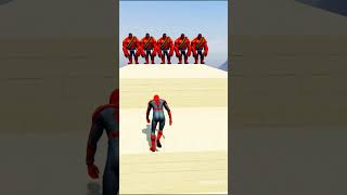 GTA 5 Epic Ragdolls RED SPIDERMAN VS RED MINION (Euphoria Physics & Funny Fails)ep.1745