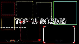 Top 18 trending border||editing kinemaster||Border png||MohsinFarooq