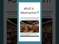 What is Abstraction? #viral #abstraction #objectorientedprogramming #basics