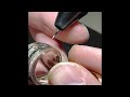 Filling porosity in silver ring with orion 150s pulse arc welder