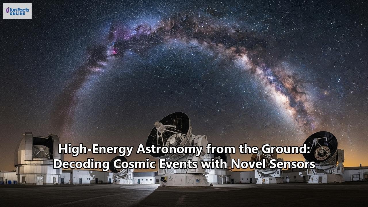 High-Energy Astronomy from the Ground: Decoding Cosmic Events with Novel Sensors