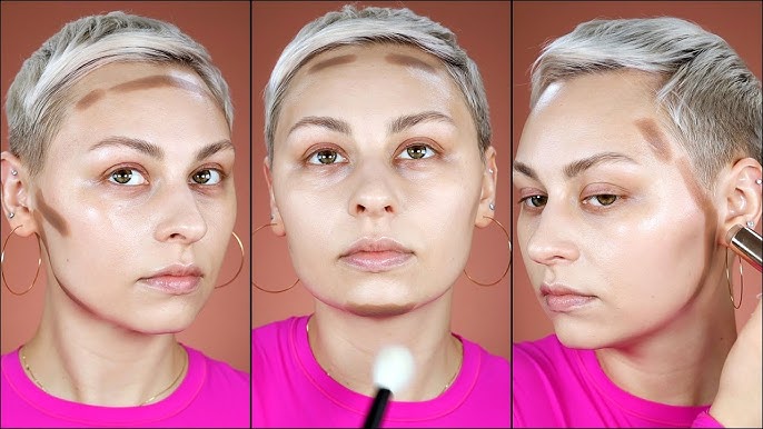 How to Contour Your Face to Look Younger, by makeup vanmiu