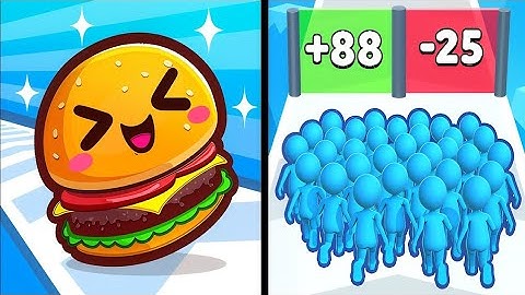 Food Run vs Count Master 😱 UNLOCKED ALL Levels! EPIC SpeedRun Madness