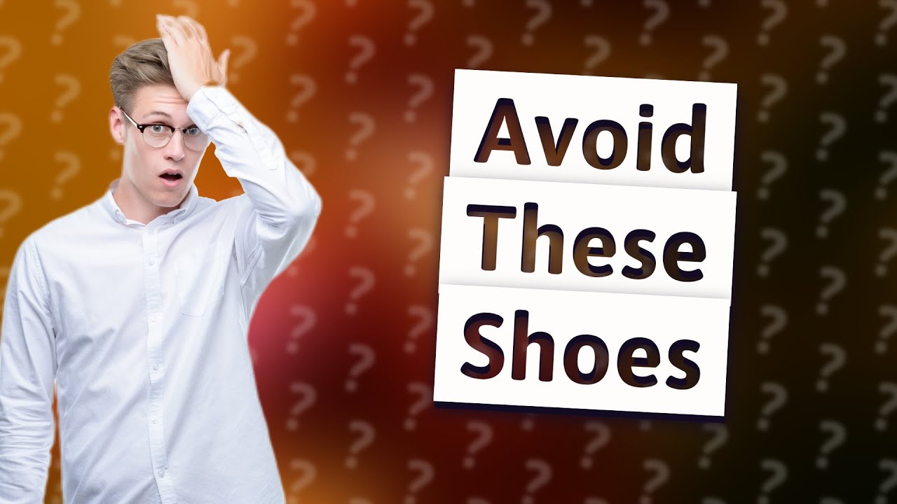 What shoes should you not wear with plantar fasciitis? YouTube