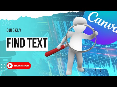 How we can quickly FIND & REPLACE TEXT  in CANVA | Canva new Feature