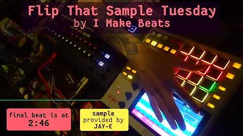 ACTNLZZ: Flip That Sample Tuesday [Round 9] MPC One + Behringer RD-8