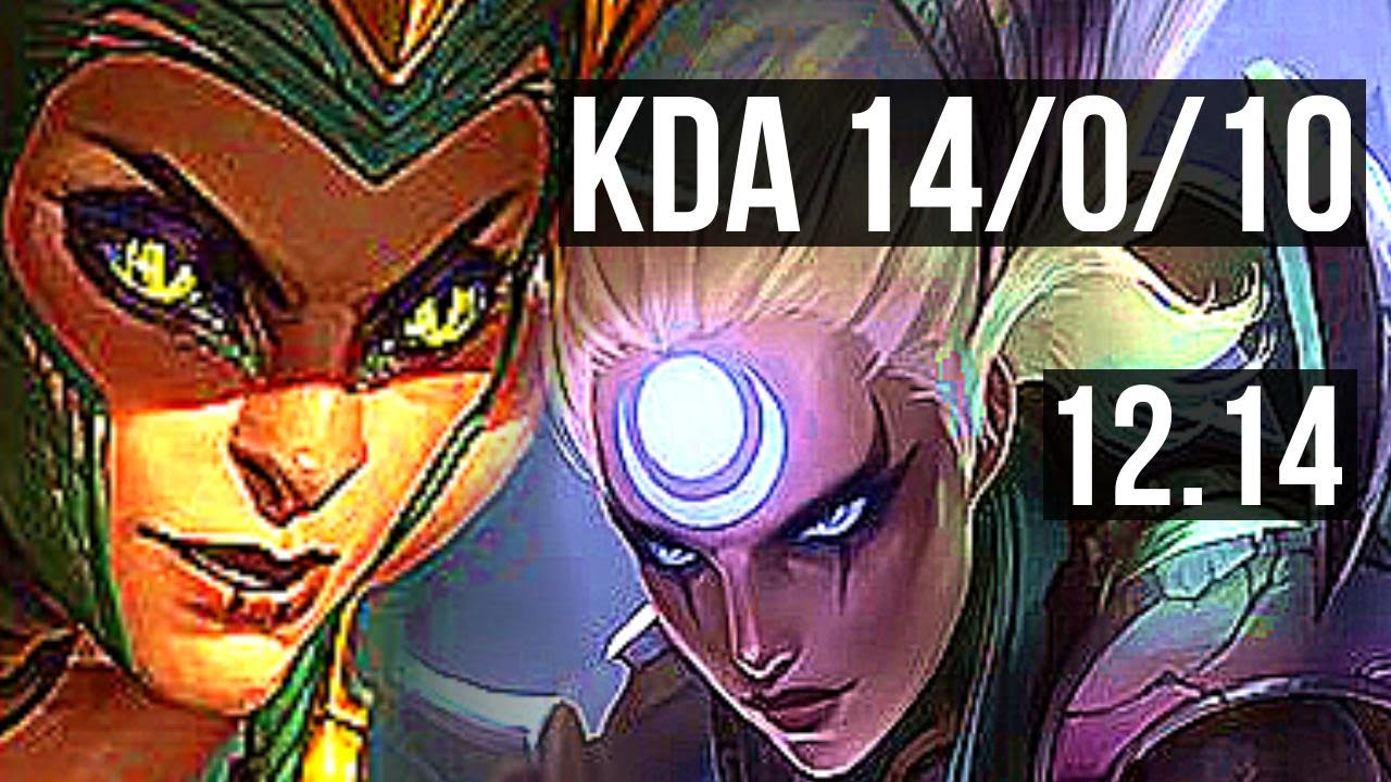 CASSIOPEIA vs DIANA (MID) | 14/0/10, Legendary, 800+ games, 800K mastery | EUW Master | 12.14
