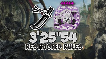 [MHWS] 8✰ Tempered Arvkeld | Longsword Restricted Rules | 3