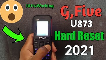 GFive U873 Mobaile Ko Reset Keise kare | Gfive u873 Reset Code