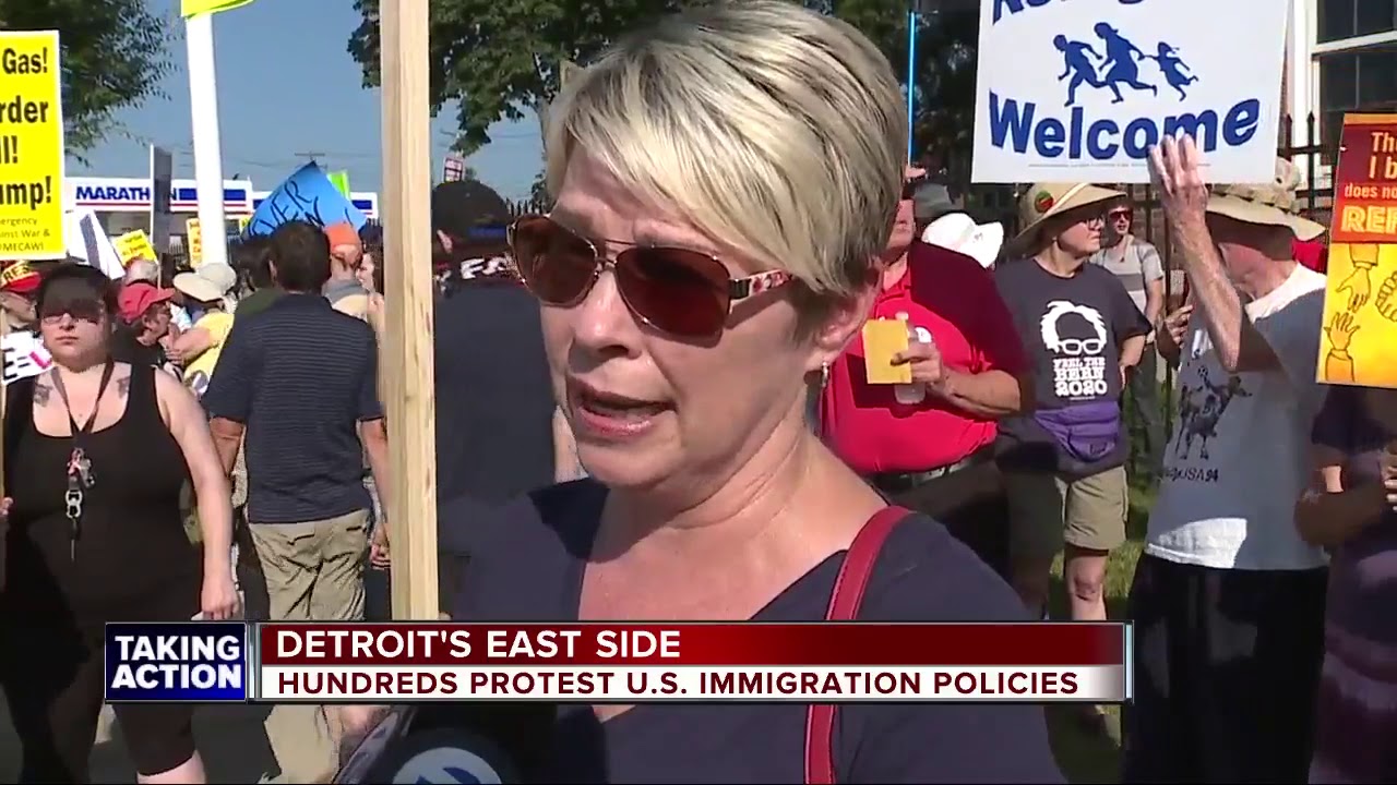 channel awesome Day of immigration protests ends with candlelight vigil