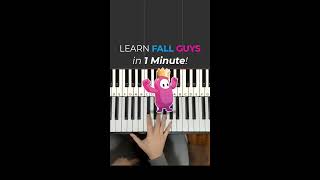 How to play Fall Guys Theme on Piano in Under 1 Minute