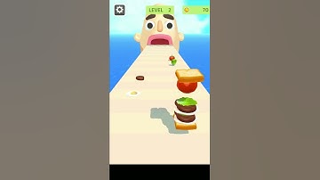 Sandwich Runner - All Levels Gameplay Android, ios (Level 2) #shorts #game