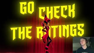 Reaction to "Welcome To The Show!" Hazbin Hotel Animated Song By @GlitchWhisper