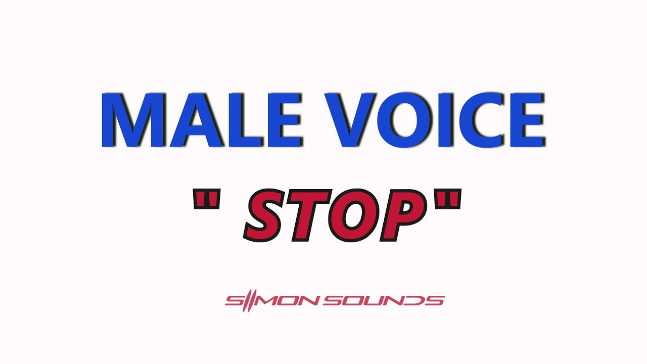 Voice stop