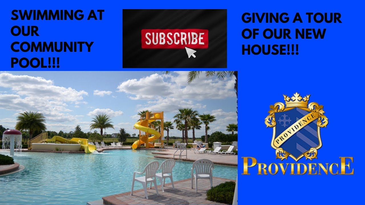 SWIMMING AT OUR COMMUNITY POOL | GIVING A TOUR OF OUR NEW HOUSE!!!