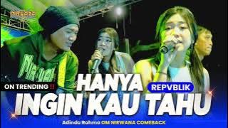 HANYA INGIN KAU TAU - ADINDA RAHMA NIRWANA ||  MUSIC VIDEO