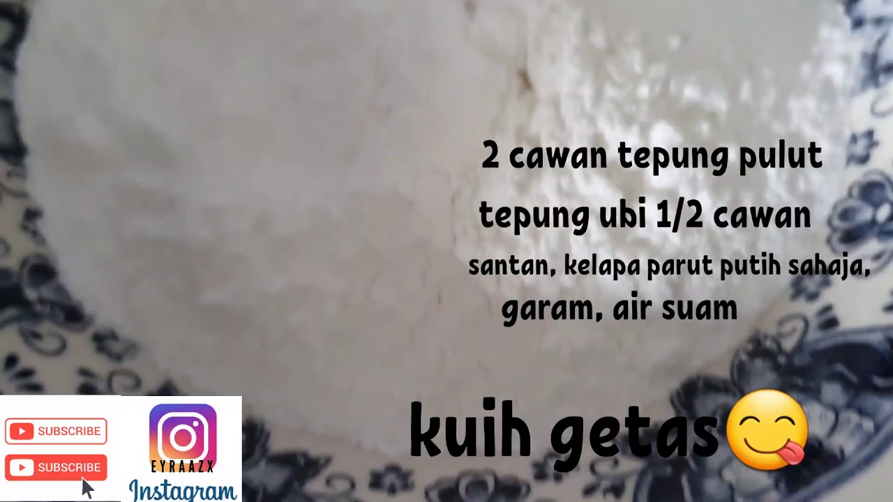 Kuih Getas Teringit Dekat Arwah Nenek Dulu Dulu Dia Selalu Buat Kuih Ni