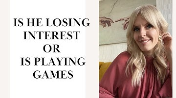Is he playing games or is he losing interest?