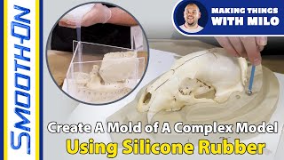 Mold Making Challenge: Bear Skull and Jawbone (Making Things with Milo)