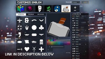 BF4 Emblem - Thor ( Hammer ) - Tutorial ( Battlefield 4 Emblem )