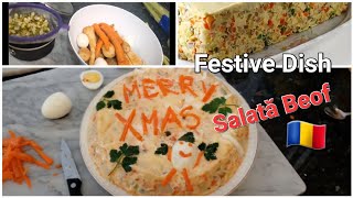 Salată Beof ✔️Festive Dish Romanian Recipe