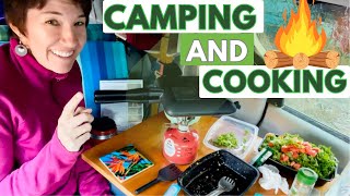 Minivan Camping and Cooking Vlog  Fall Mountain Getaway | Vegan Camping Meals | Vanlife