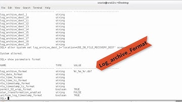 Demo -  Convert a Database into Archive Log Mode - Backup&Reco Video 8
