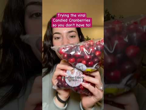 Are candied cranberries