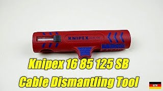 Telemacos Robe Opførsel Knipex 16 85 125 SB Universal Cable Dismantling Tool - YouTube