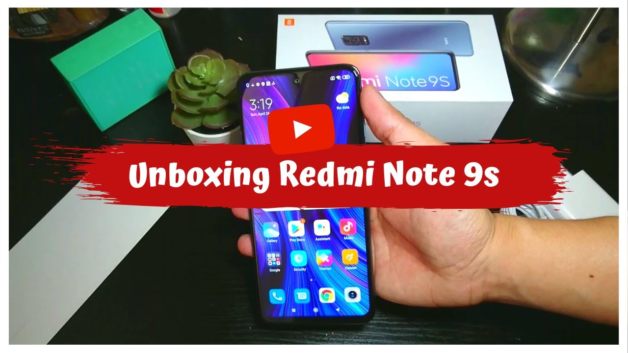 Unboxing Redmi Note 9s Interstellar Grey || Global Version