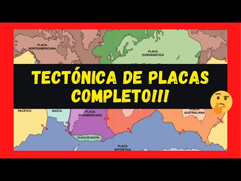 🌎 TECTONICA DE PLACAS completo 🌋 {Movimiento de las placas, Principales Placas, Deriva continental}