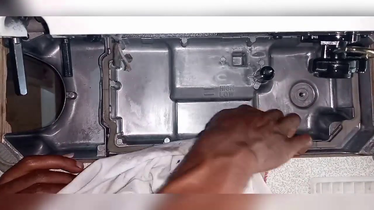 How to change the oil of an industrial sewing machine