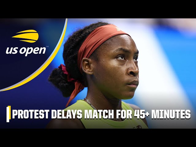 Em jogo marcado por protesto, Gauff bate Muchova e vai à final do US Open