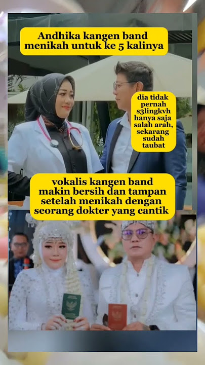 Andika kangen band menikah ke 5 kalinya #andikakangenband #andikapratama #kangenband #shorts