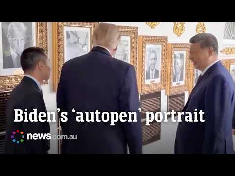 Xi Jinping bursts into laughter at Biden’s 'autopen' picture
