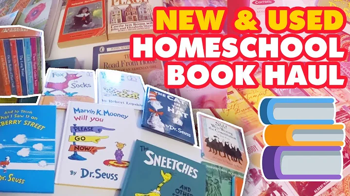 New & Used Homeschool Book Haul | Homeschool Mom Fun :)