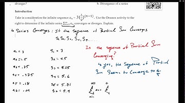 Convergence and Divergence of Infinite Series (Practice Problems) - Pre Calculus