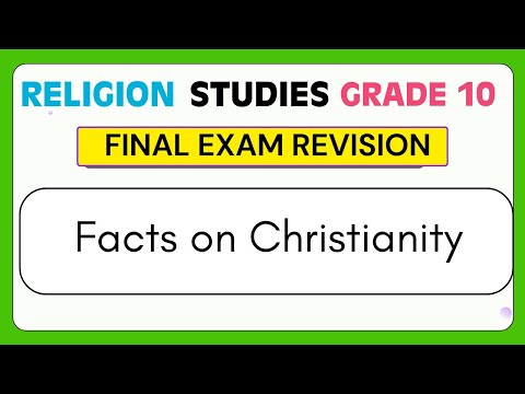 Religion Studies Grade 10 Q A Facts On Christianity EXPLAINED