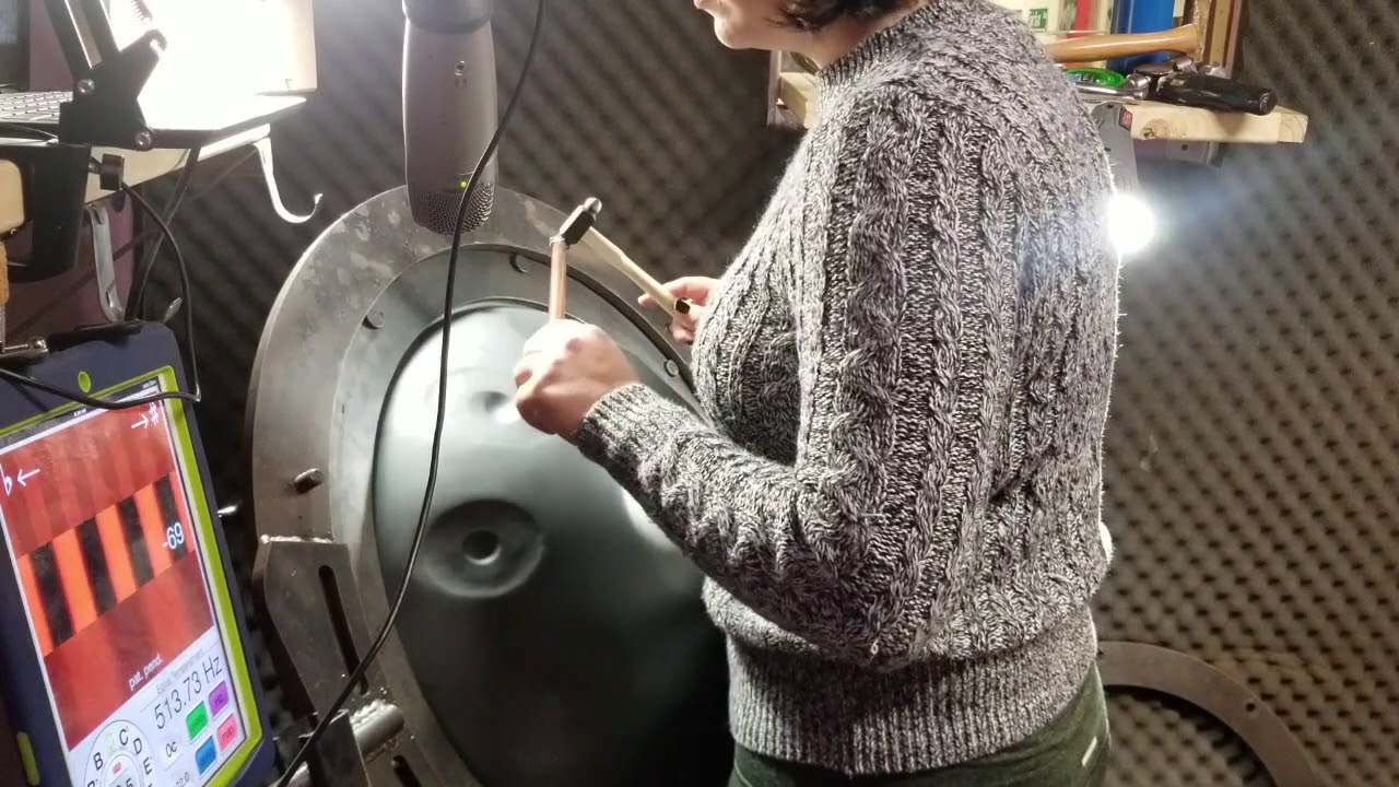 Tiny Hammer Handpan Tuning