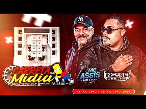 DANCE COMERCIAL REMIX 2026🎵💥 CARRETA DA MÍDIA 💯🚀 INSANE DJ E MC ASSIS 🎤🇧🇷